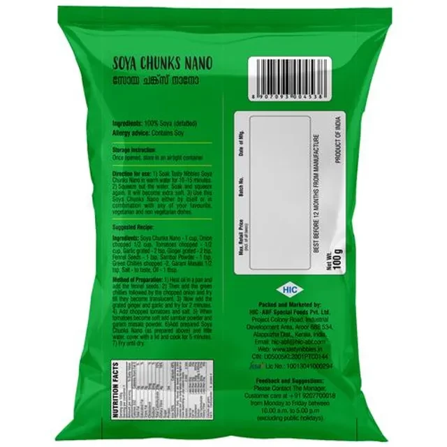 Tasty Nibbles Soya Chunks - Nano, 100 g-2.webp